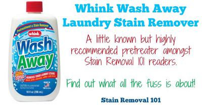 Whink Wash Away Laundry Stain Remover Reviews