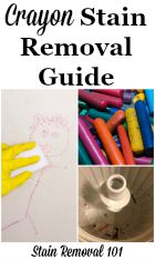 Crayon Stain Removal Guide
