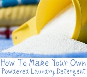 how to make washing powder