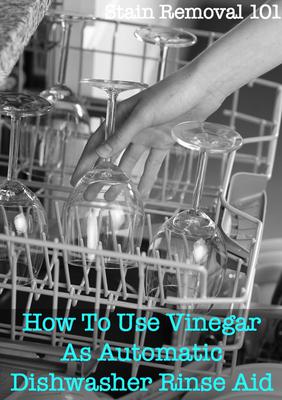 Dishwasher Rinse Aid - How to add rinse aid to a dishwasher 