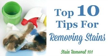 10 Best Tips for Removing Laundry Stains