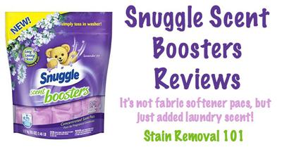 scent snuggle boosters laundry pods allergic reactions