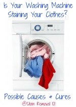 possible causes and cures of washing machine stains